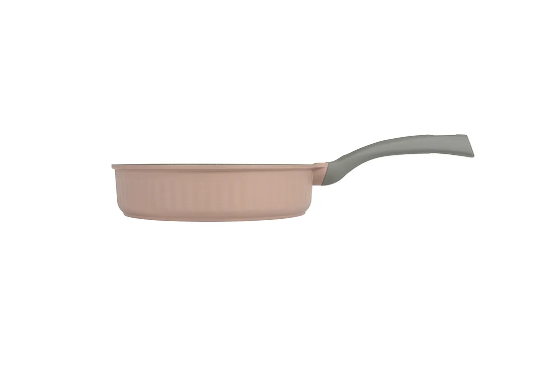 Сковорода 220мм с ручкой,  АП линия «Stella» (сappuccino)  2